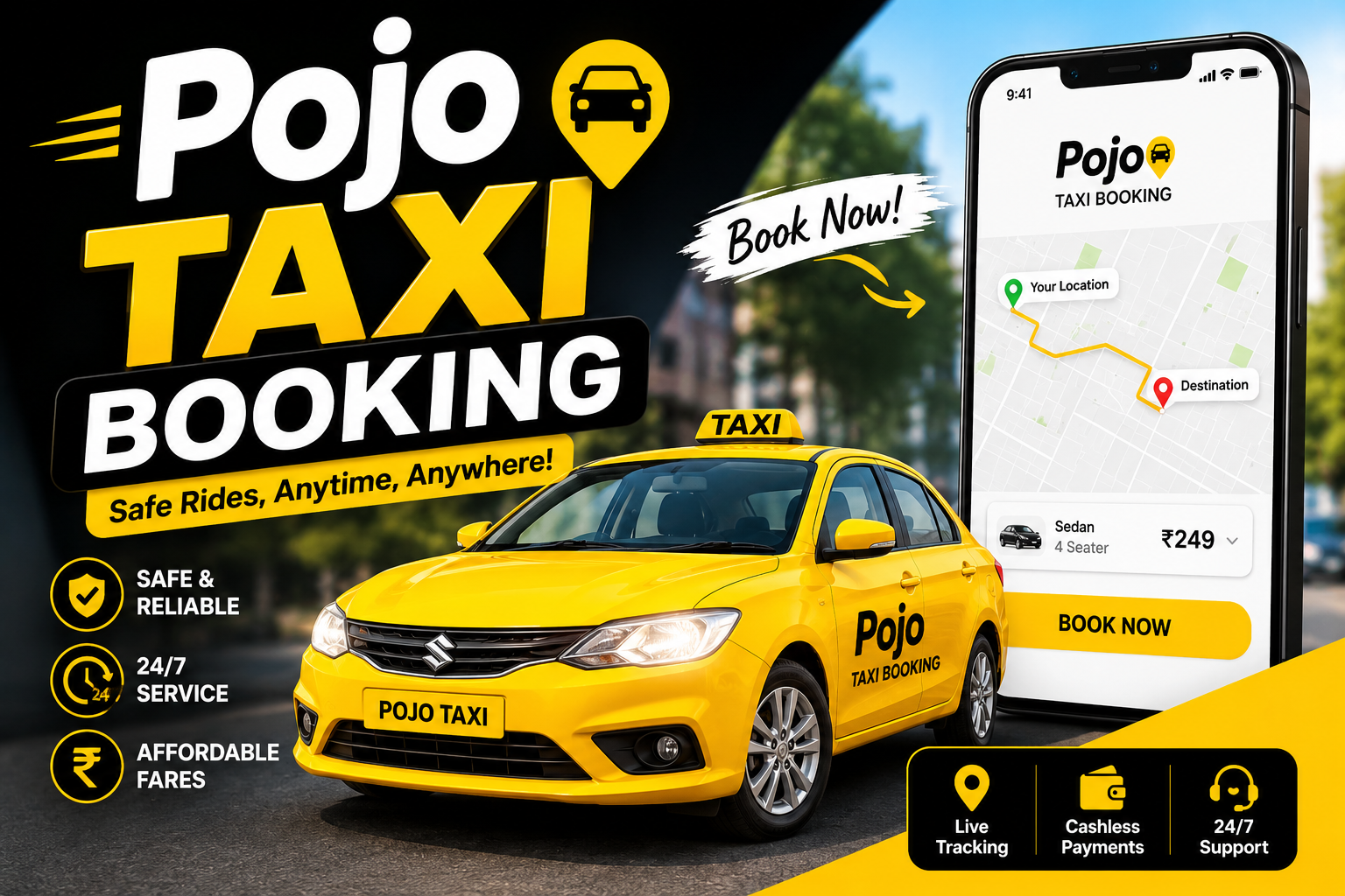 Pojo Taxi Booking